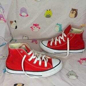 Converse Chuck Taylor All Star High Top Red Sneakers - Size 13 Lil Girls